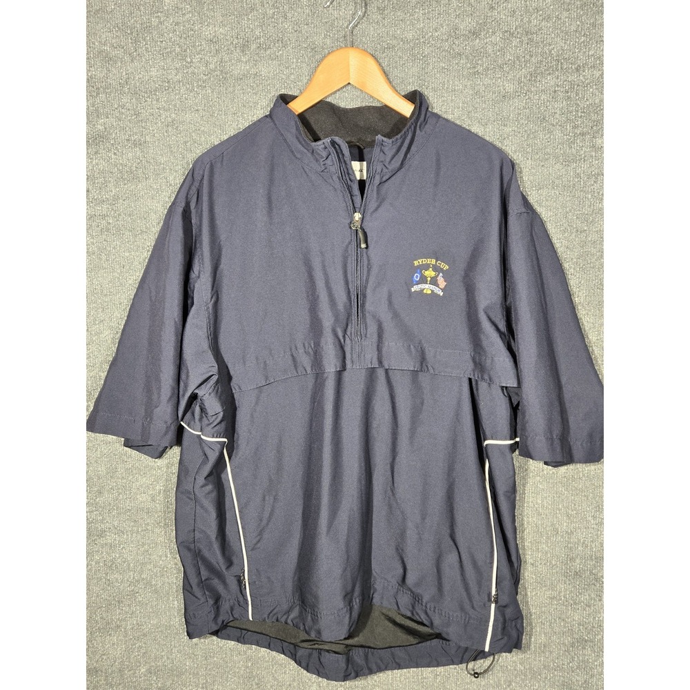Cutter & Buck Ryder Cup Celtic Manor Half Zip Pullover Mens XL Golf Jacket